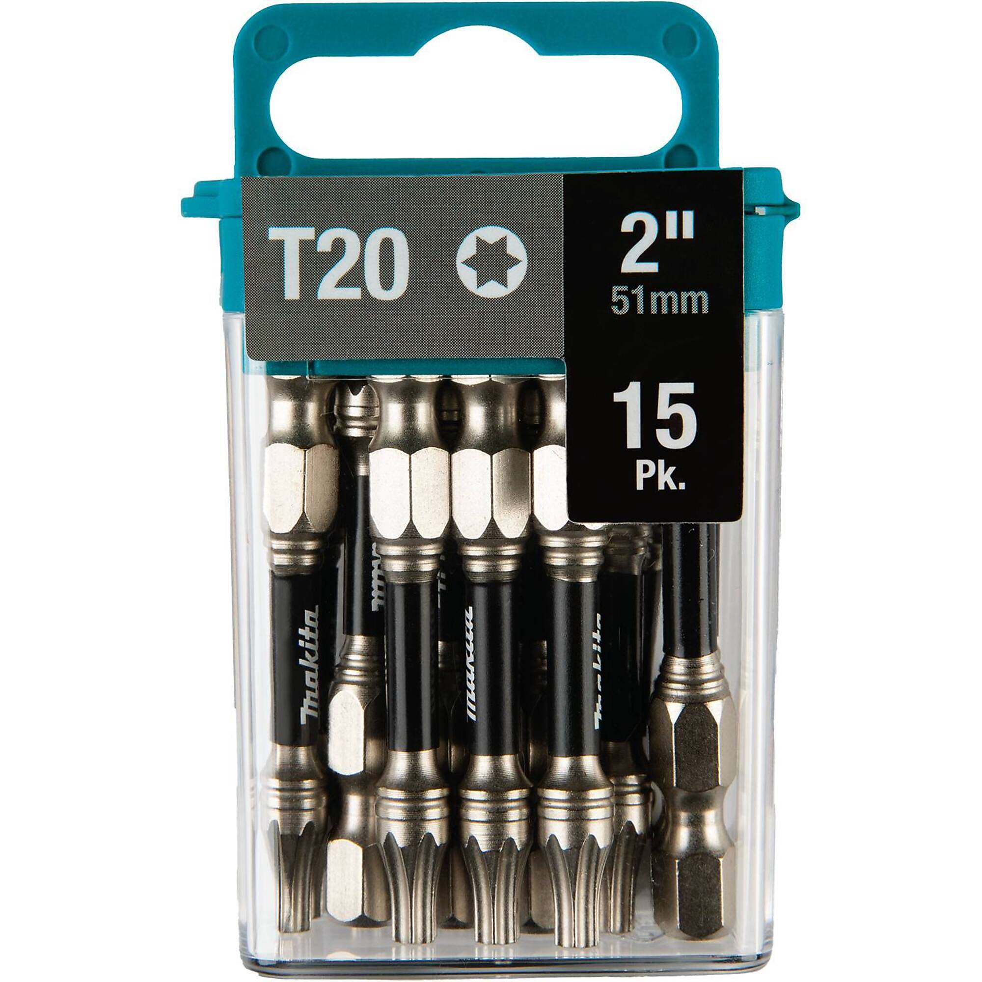 Makita® Impact XPS® T20 Torx, 2" Power Bit, 15/Pk, Model# T-05240